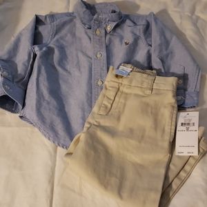 Baby Boys 18 Month Ralph Lauren Pants Set New